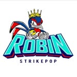 Robin Strikepop Roundnet Club logo